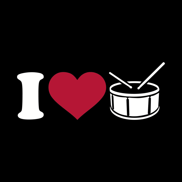 I love Drum by Designzz