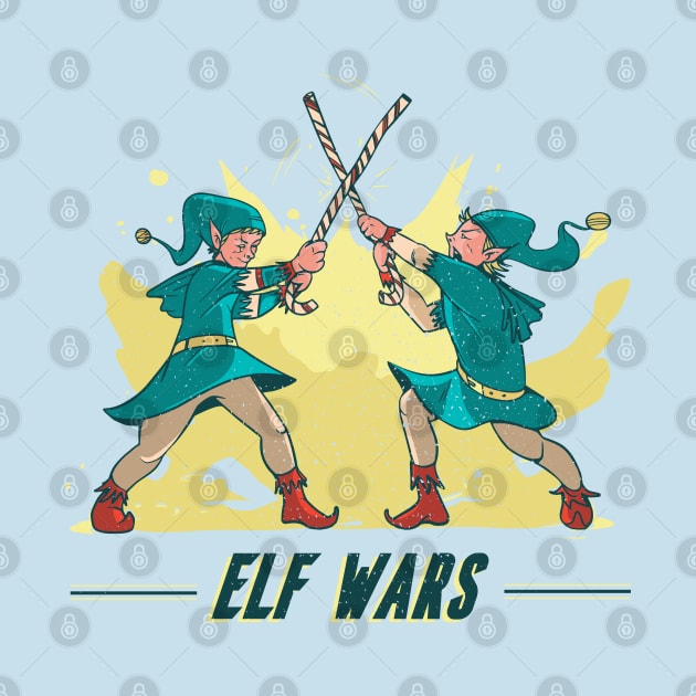 Elf Wars by Safdesignx