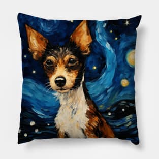 Toy Fox Terrier Night Pillow