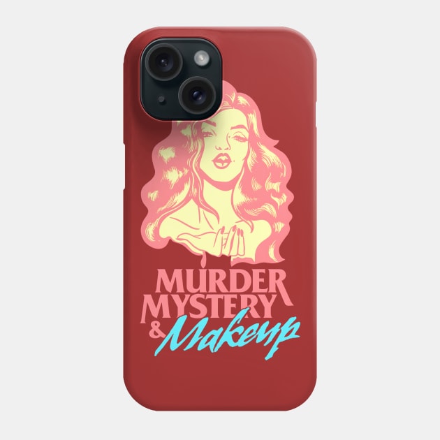 Bailey Sarian murder mystery makeup Phone Case by yevomoine