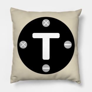 Letter T Pillow