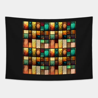 Stained glass colorful pattern, model 4 Tapestry