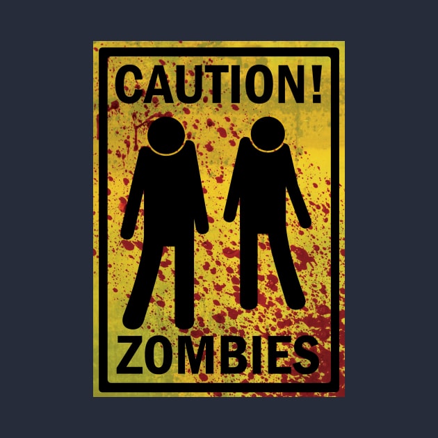 Caution Zombies by VazFelipe