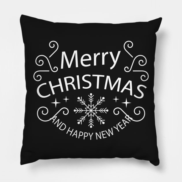 Merry Christmas Pillow by irenaalison