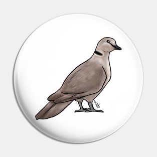 Bird - Dove - Ring-Necked Dove Pin