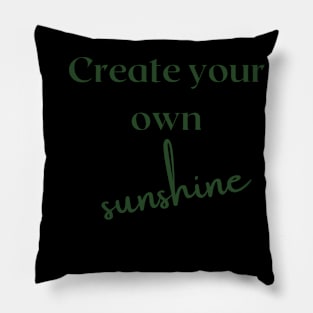 Create your own sunshine Pillow