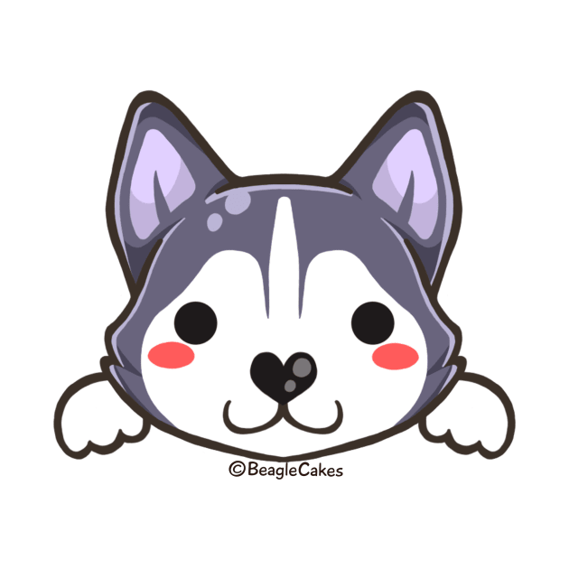 Cute Husky Puppy by magsterarts