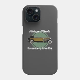 Vintage Wheels - Duesenberg Town Car Phone Case