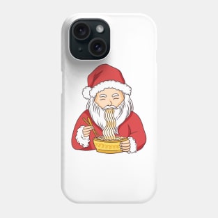 Santa Is Eating Pasta Phone Case