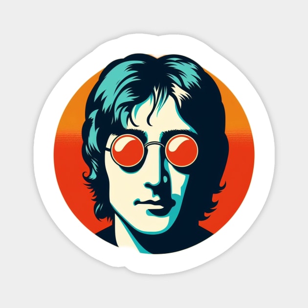 john lennon Magnet by Anthony88