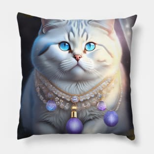 British Shorthair With Jewelry Pillow