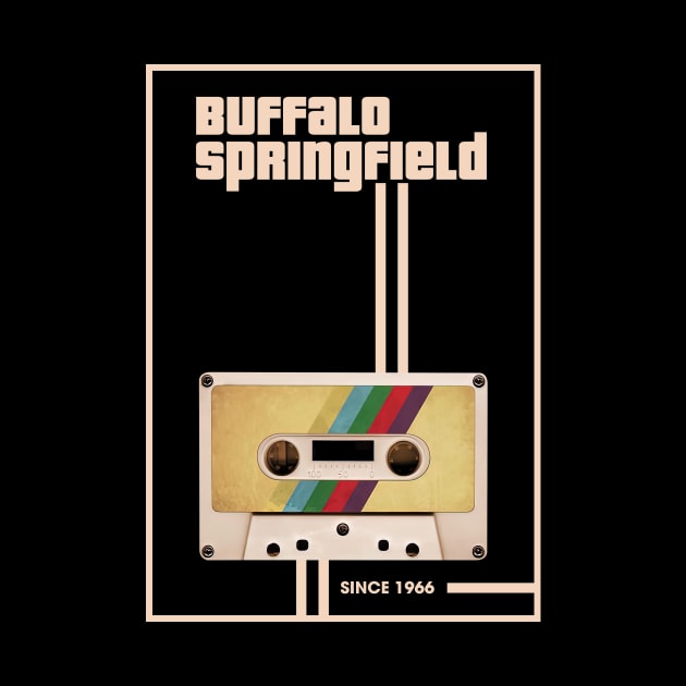 Buffalo Springfield Music Retro Cassette Tape by Computer Science