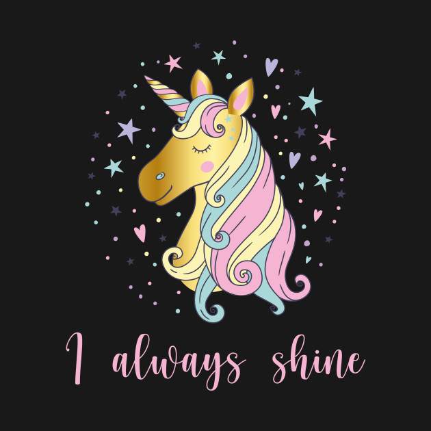 Disover Glitter Unicorn Shine - Glitter Unicorn - T-Shirt