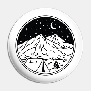 Night Camping Pin