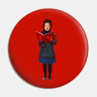 Shirley Temple Christmas Caroling Pin