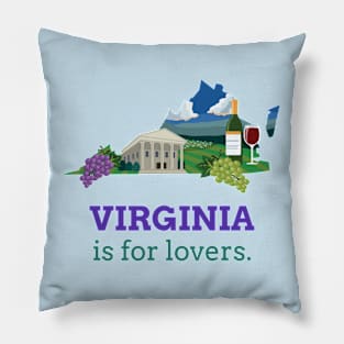 Virginia Is For Lovers Pillow