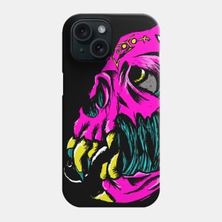 Demon Skull in Neon Phone Case