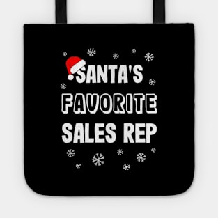 Santa'S Favorite Sales Rep Tote