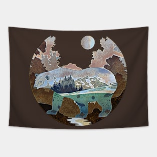 Bear Nature Trend Gift Tapestry