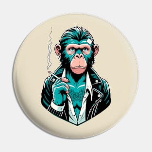 Yakuza Monkey - Tattooed & Fierce 90s Cartoon Art Pin