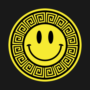 Acid House Aztec Smiley Face T-Shirt