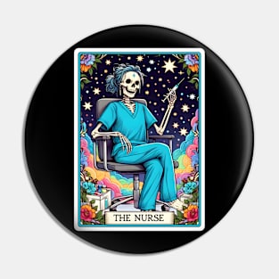 The Nurse Funny Skeleton Pin