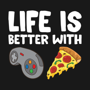 Funny Gaming Lover Life Is Better With Gaming T-Shirt