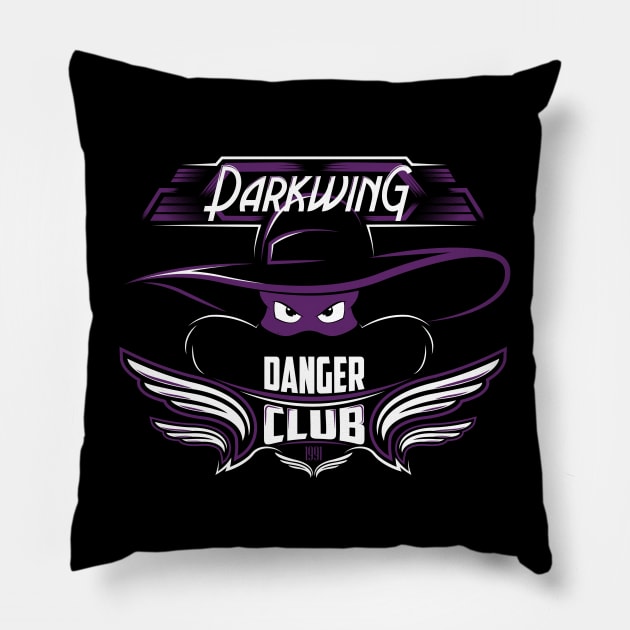 Danger Club Pillow by MitchLudwig