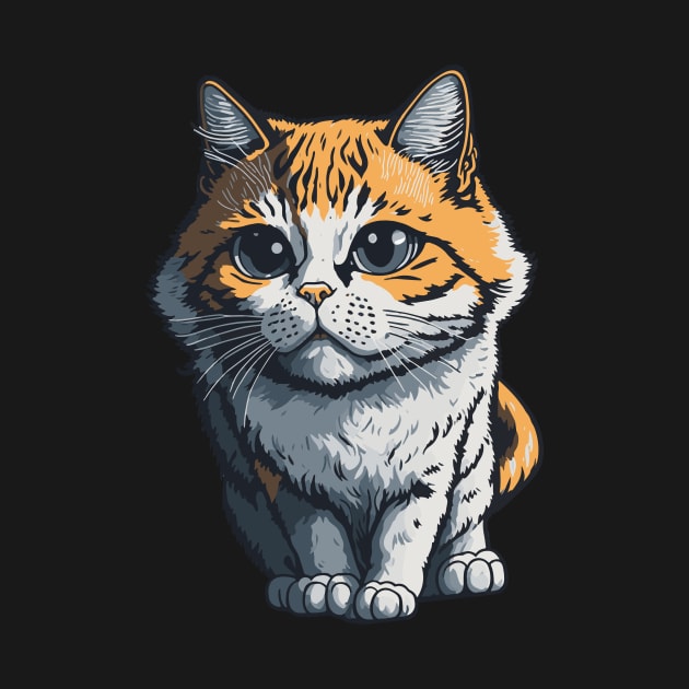 Cool Feline in Shades: Whiskered Purrfection for Cat Miaw Lovers by star trek fanart and more