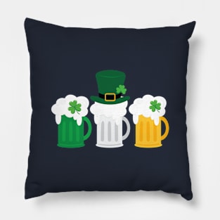 Irish Beer Ireland Flag Pillow