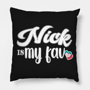 NICK IS MY FAV - FAN ART OF TIKTOKERS Pillow