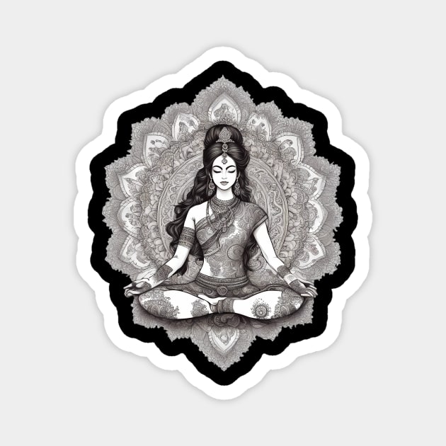 Kundalini Yoga Magnet by animegirlnft