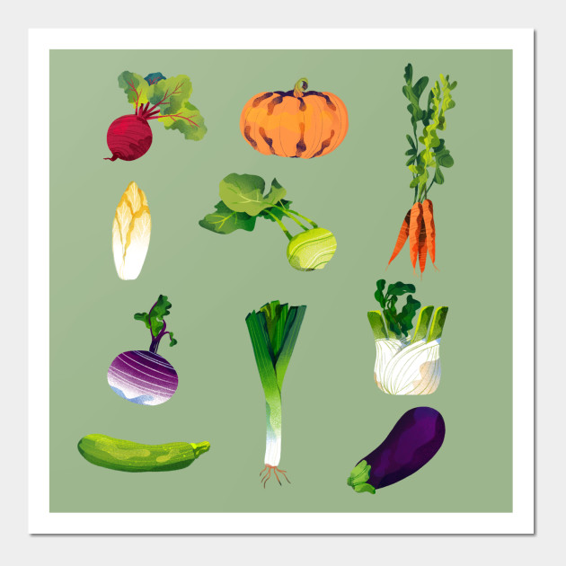 Vegetables Posters And Art Prints Teepublic Vegetables Posters And Art Prints