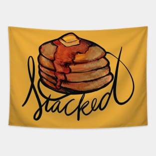 Stacked Funny Pancakes Tapestry