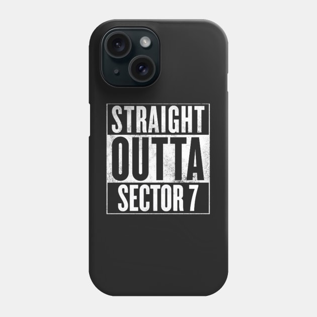 Straight Outta Sector 7 - Final Fantasy VII Phone Case by thethirddriv3r