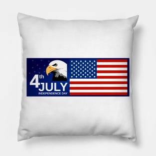 4th of July Pillow