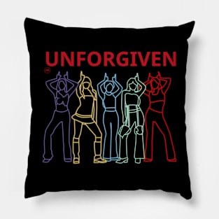 led design by le sserafim in the unforgiven era Pillow