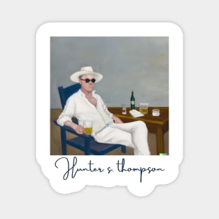 Hunter S. Thompson T Shirt Portrait Magnet