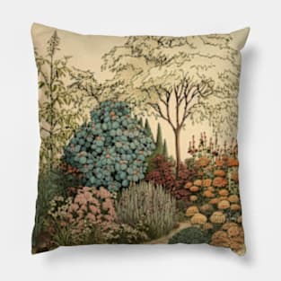 Beautiful Wildflowers garden Pillow