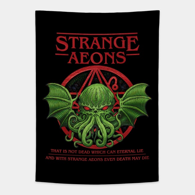 Strange Aeons - Azhmodai 2018 Tapestry by azhmodai