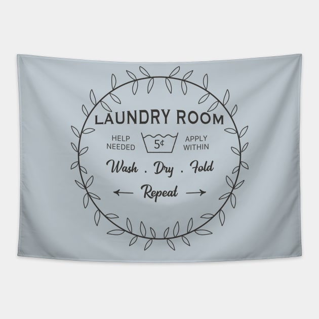 Laundry room decor Tapestry by Mimie20