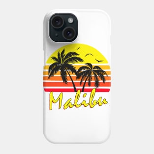 Malibu Retro Sunset Phone Case