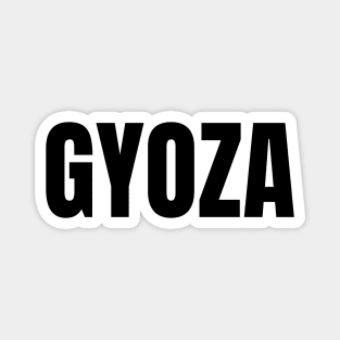 Gyoza Word - Simple Bold Text Magnet