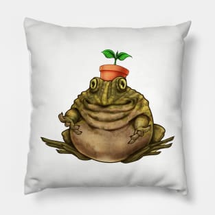 Plant Frog Pillow