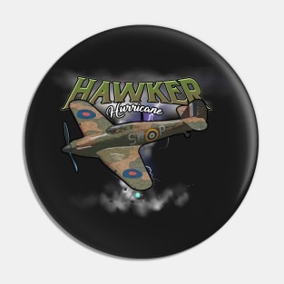 Hawker Hurricane  Royal  Airforce Pilot Gift Battle of Britain Pin