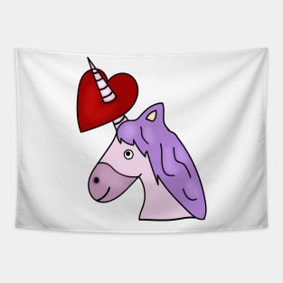 Unicorn Heart Tapestry