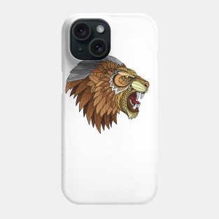 Zentangle Lion Head Phone Case