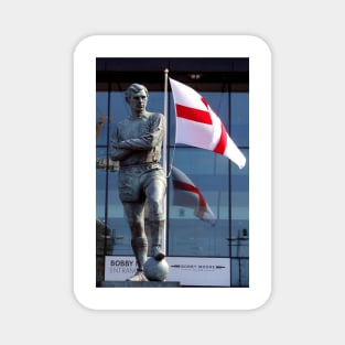 Bobby Moore Statue England Flag Wembley Stadium Magnet
