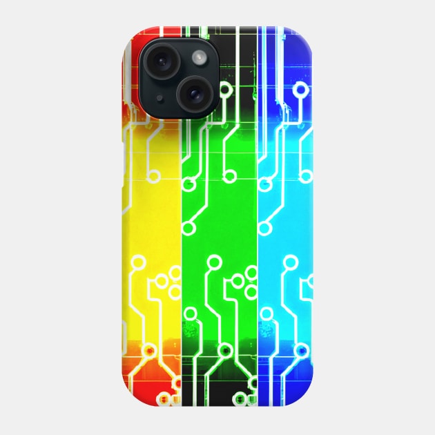 Cross circuits Phone Case by SEMPRINT