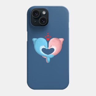 Dolphin Love Knot Phone Case